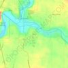 Hillcrest topographic map, elevation, terrain