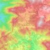 Tanah Rata topographic map, elevation, terrain
