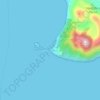 Scotts Head topographic map, elevation, terrain