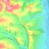 Whitestone Cross topographic map, elevation, terrain