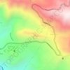 Cerro León Dormido topographic map, elevation, terrain