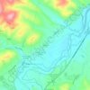 Sterpeti topographic map, elevation, terrain