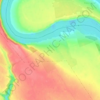 Sokil topographic map, elevation, terrain