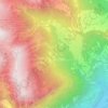 Tzou topographic map, elevation, terrain