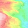 Wano topographic map, elevation, terrain