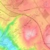 Law topographic map, elevation, terrain