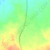 Bubisa topographic map, elevation, terrain