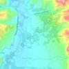 Lahi topographic map, elevation, terrain