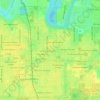 Oakhurst topographic map, elevation, terrain