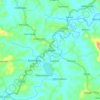 Sringeri topographic map, elevation, terrain