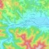 Žepče topographic map, elevation, terrain