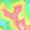 Cambre d'Aze topographic map, elevation, terrain