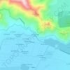 Santa Mónica Norte topographic map, elevation, terrain