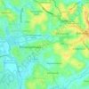 Pirivena Junction topographic map, elevation, terrain