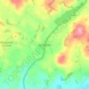 Springholm topographic map, elevation, terrain