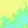 Saujana topographic map, elevation, terrain