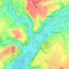 Cottonworth topographic map, elevation, terrain