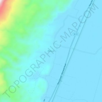 Bilout topographic map, elevation, terrain