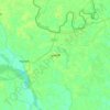 Phulbari topographic map, elevation, terrain
