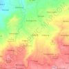 Bojong topographic map, elevation, terrain