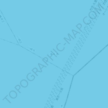 Bucht von Tokio topographic map, elevation, terrain