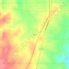 Hillard topographic map, elevation, terrain