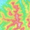 Botinaccio topographic map, elevation, terrain