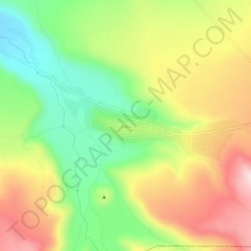 Nimreh topographic map, elevation, terrain