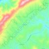 Piney Grove topographic map, elevation, terrain