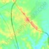 Pinggir topographic map, elevation, terrain