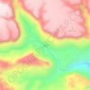 Al `Arm topographic map, elevation, terrain