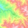 El Progreso topographic map, elevation, terrain