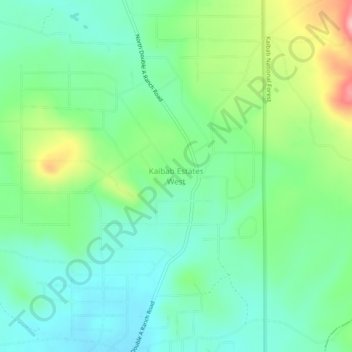 Kaibab Estates West topographic - Thumbnail