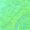 Hulhuizen topographic map, elevation, terrain