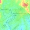 Matsapha topographic map, elevation, terrain