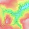 Clough Lee topographic map, elevation, terrain