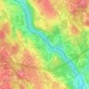 Albion topographic map, elevation, terrain