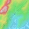 Seven Wells Waterfall topographic map, elevation, terrain