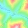 Cochiguaz topographic map, elevation, terrain