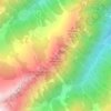 Cimaron della Piana topographic map, elevation, terrain