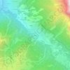 Salotta topographic map, elevation, terrain