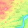 New Horndean topographic map, elevation, terrain