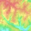 Montlambert topographic map, elevation, terrain
