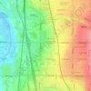 Transwest Village topographic map, elevation, terrain