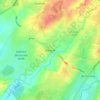 Barrmill topographic map, elevation, terrain