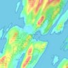 Tayvallich topographic map, elevation, terrain