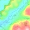 Cellan topographic map, elevation, terrain