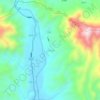 Xiaoping'ancun topographic map, elevation, terrain