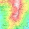 Peña Chiquita topographic map, elevation, terrain