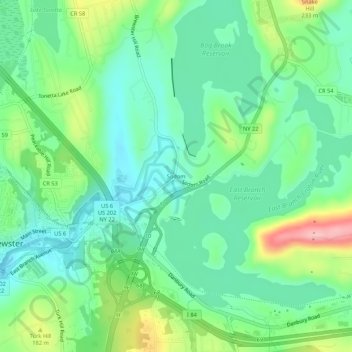 Sodom topographic map, elevation, terrain